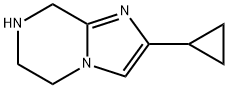 2-cyclopropyl-5,6,7,8-tetrahydroimidazo[1,2-a]pyrazine 구조식 이미지