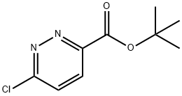 tert-butyl 6-chloropyridazine-3-carboxylate 구조식 이미지