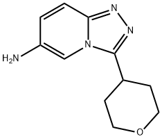 3-(Oxan-4-yl)-[1,2,4]triazolo[4,3-a]pyridin-6-amine Structure