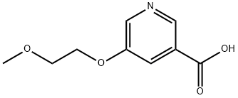 5-(2-methoxyethoxy)pyridine-3-carboxylic acid Structure