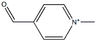 Pyridinium, 4-formyl-1-methyl- Structure
