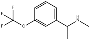 METHYL((1-[3-(TRIFLUOROMETHOXY)PHENYL]ETHYL))AMINE Structure