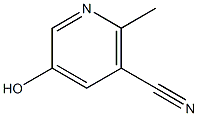 5-Hydroxy-2-methylnicotinonitrile Structure