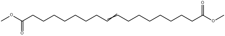 9-Octadecenedioic acid, dimethyl ester 구조식 이미지