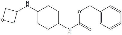 Benzyl (1R*,4R*)-4-(oxetan-3-ylamino)cyclohexylcarbamate Structure