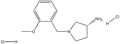 (R)-1-(2-Methoxybenzyl)pyrrolidin-3-amine dihydrochloride Structure