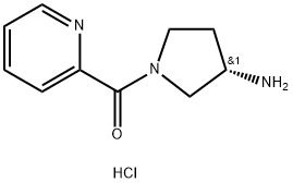 (S)-(3-Aminopyrrolidin-1-yl)(pyridin-2-yl)methanone dihydrochloride Structure