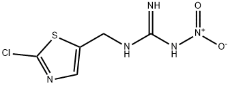 Guanidine, N-[(2-chloro-5-thiazolyl)methyl]-N'-nitro- 구조식 이미지