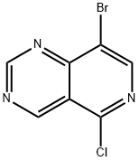 8-Bromo-5-chloro-pyrido[4,3-d]pyrimidine Structure