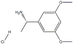 (S)-1-(3,5-Dimethoxyphenyl)ethanamine hydrochloride Structure