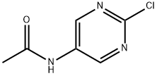 N-(2-Chloro-pyrimidin-5-yl)-acetamide 구조식 이미지