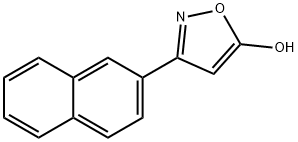 3-(naphthalen-2-yl)-1,2-oxazol-5-ol Structure
