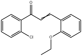 (2E)-1-(2-chlorophenyl)-3-(2-ethoxyphenyl)prop-2-en-1-one Structure