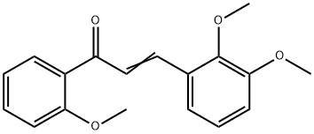 (2E)-3-(2,3-dimethoxyphenyl)-1-(2-methoxyphenyl)prop-2-en-1-one Structure