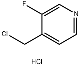 4-Chloromethyl-3-Fluoro-Pyridine Hydrochloride 구조식 이미지