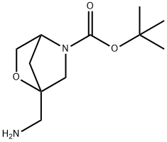 1-Aminomethyl-2-Oxa-5-Aza-Bicyclo[2.2.1]Heptane-5-Carboxylic Acid Tert-Butyl Ester Structure