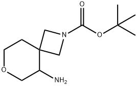 5-Amino-7-Oxa-2-Aza-Spiro[3.5]Nonane-2-Carboxylic Acid Tert-Butyl Ester 구조식 이미지