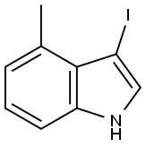 3-iodo-4-methyl-1H-indole Structure