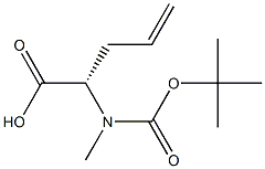 N-Boc-N-methyl-(S)-2-allylglycine Structure