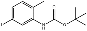 (5-Iodo-2-methyl-phenyl)-carbamic acid tert-butyl ester Structure