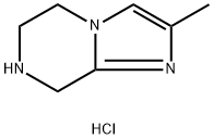 2-METHYL-5,6,7,8-TETRAHYDROIMIDAZO[1,2-A]PYRAZINE 2HCL 구조식 이미지