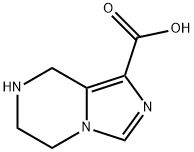 Imidazo[1,5-a]pyrazine-1-carboxylic acid, 5,6,7,8-tetrahydro- Structure