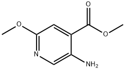 5-Amino-2-methoxy-isonicotinic acid methyl ester Structure