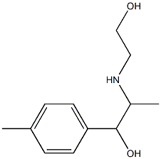 2-((2-hydroxyethyl)amino)-1-(p-tolyl)propan-1-ol Structure