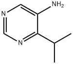 4-isopropylpyrimidin-5-amine Structure