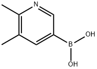 (5,6-Dimethylpyridin-3-yl)boronic acid Structure