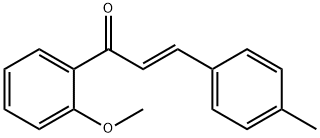 (2E)-1-(2-methoxyphenyl)-3-(4-methylphenyl)prop-2-en-1-one Structure