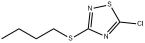 3-(butylsulfanyl)-5-chloro-1,2,4-thiadiazole 구조식 이미지