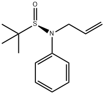 (R)-N-allyl-N-phenyl tert-butanesulfinamide Structure