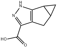 4,4a,5,5a-tetrahydro-1H-cyclopropa[4,5]cyclopenta[1,2-c]pyrazole-3-carboxylic acid Structure