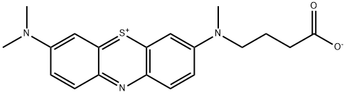 Phenothiazin-5-ium, 3-[(3-carboxypropyl)methylamino]-7-(dimethylamino)-, inner salt Structure