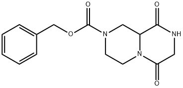 2-CBZ-6,9-DIOXOOCTAHYDROPYRAZINO[1,2-A]PYRAZINE Structure