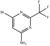 6-Bromo-2-(trifluoromethyl)pyrimidin-4-amine Structure