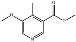 METHYL 5-METHOXY-4-METHYLPYRIDINE-3-CARBOXYLATE Structure