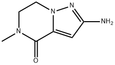 2-AMINO-5-METHYL-6,7-DIHYDROPYRAZOLO[1,5-A]PYRAZIN-4(5H)-ONE Structure