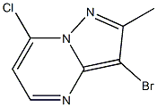 3-Bromo-7-chloro-2-methylpyrazolo[1,5-a]pyrimidine Structure