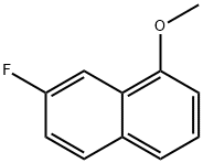 7-FLUORO-1-METHOXYNAPHTHALENE 구조식 이미지