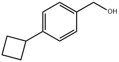 (4-Cyclobutylphenyl)methanol Structure