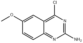 2-Amino-4-chloro-6-methoxyquinazoline 구조식 이미지