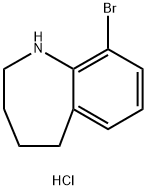 9-bromo-2,3,4,5-tetrahydro-1H-benzo[b]azepine 구조식 이미지