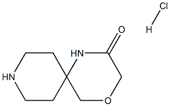 4-Oxa-1,9-diazaspiro[5.5]undecan-2-one hydrochloride Structure