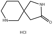 2,7-Diazaspiro[4.5]decan-3-one hydrochloride Structure