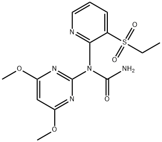 N-(4,6-dimethoxy-2-pyrimidinyl)-N-[3-(ethylsulfonyl)-2-pyridinyl]urea Structure