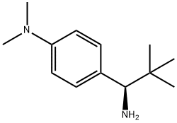 [4-((1R)-1-AMINO-2,2-DIMETHYLPROPYL)PHENYL]DIMETHYLAMINE Structure