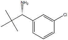 (1S)-1-(3-CHLOROPHENYL)-2,2-DIMETHYLPROPYLAMINE 구조식 이미지