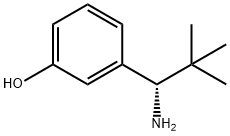 3-((1S)-1-AMINO-2,2-DIMETHYLPROPYL)PHENOL 구조식 이미지